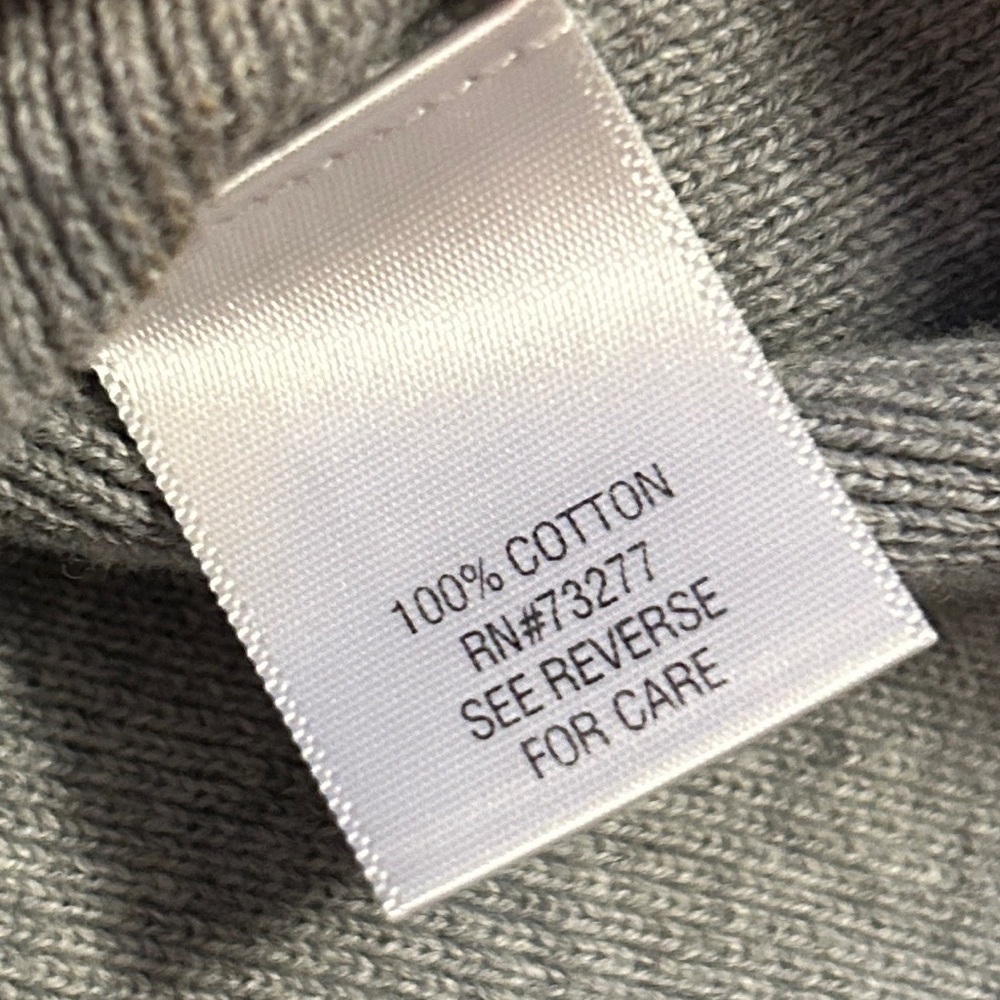 Women’s Croft & Barrow Heather Gray Knit Zip up Sweater Size M NWT - Picture 6 of 6